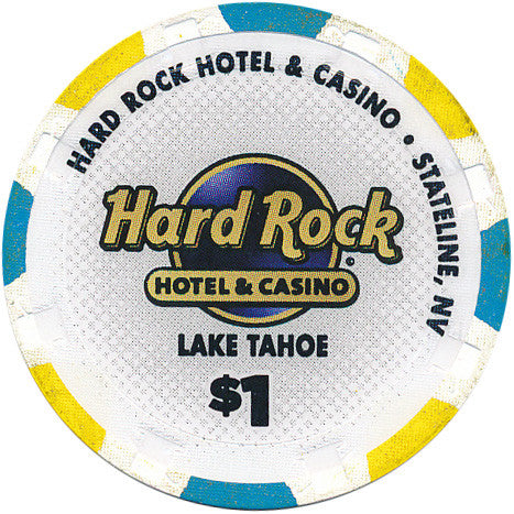 Hard Rock Casino Chip, Lake Tahoe Nevada, $1 Chip - Spinettis Gaming