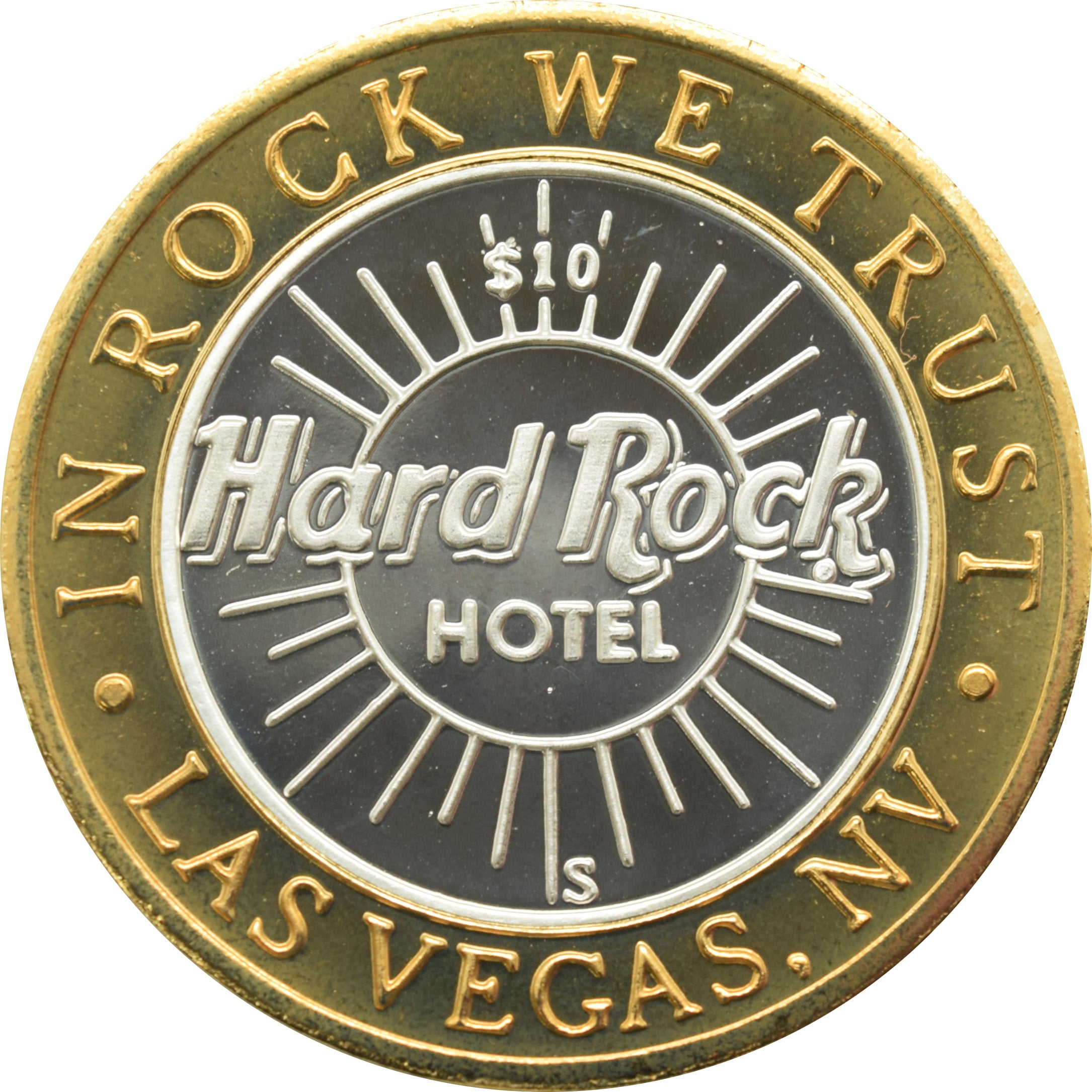 Hard Rock Hotel & Casino Las Vegas "Mr. Lucky 24/7" $10 Silver Clad Strike