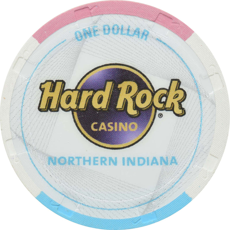 Hard Rock Northern Indiana Casino Gary Indiana $1 Chip