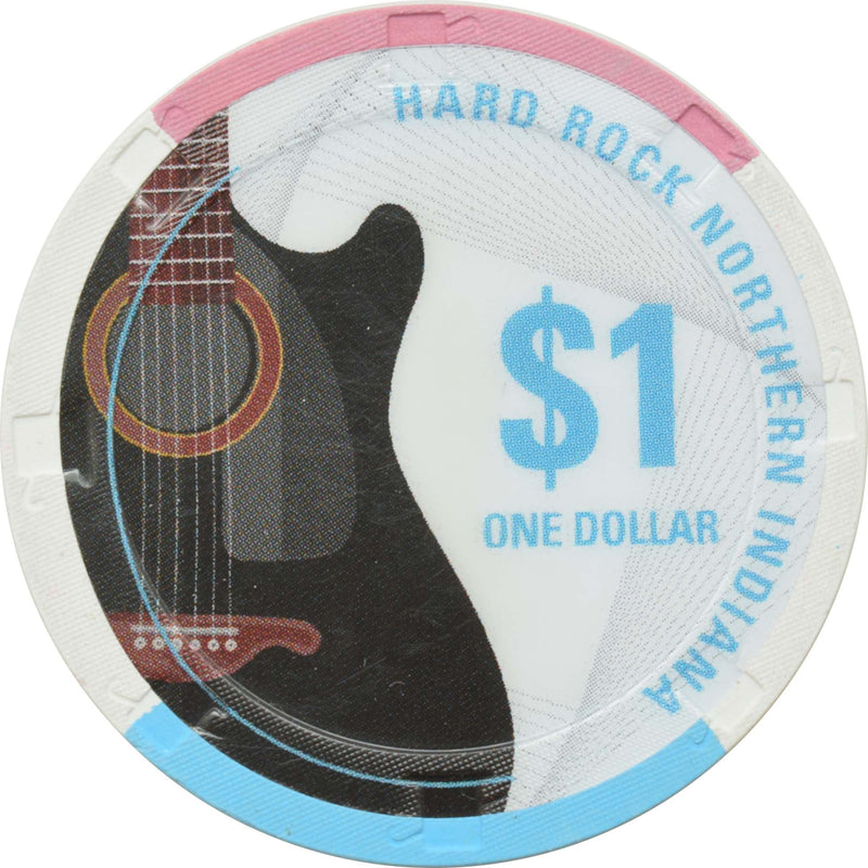 Hard Rock Northern Indiana Casino Gary Indiana $1 Chip