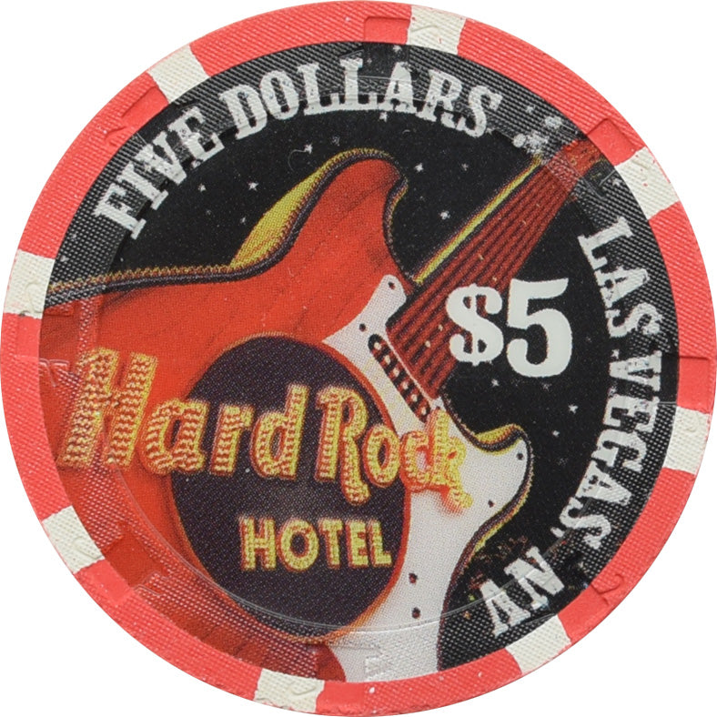 Hard Rock Casino Las Vegas Nevada $5 Christmas Chip 2005