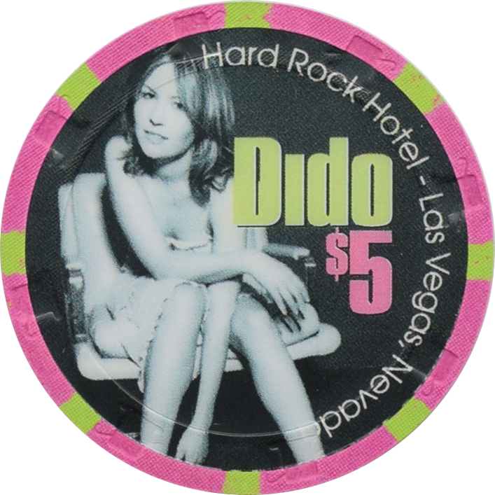 Hard Rock Hotel Casino Las Vegas Nevada $5 Dido Chip 2004
