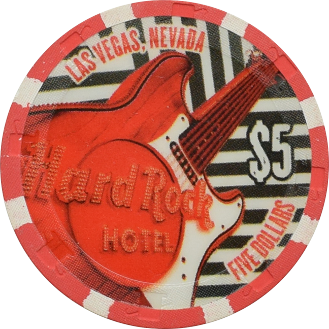Hard Rock Hotel Casino Las Vegas Nevada $5 Green Day Chip 2004