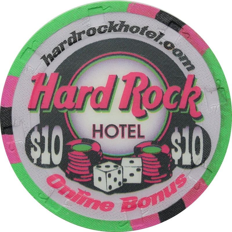 Hard Rock Casino Las Vegas Nevada $10 Online Bonus Chip 2003