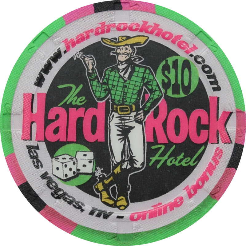 Hard Rock Casino Las Vegas Nevada $10 Online Bonus Chip 2003