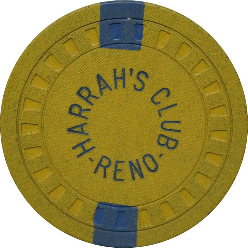 Harrah's Casino Reno Nevada 10 Cent Hub Chip 1952
