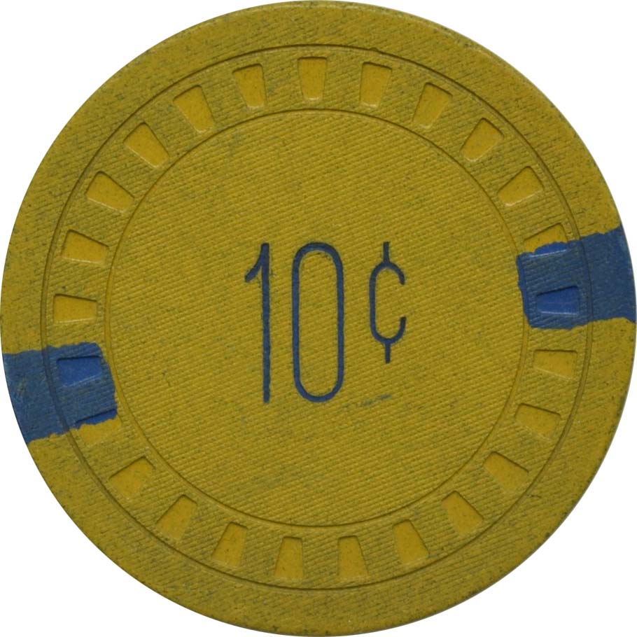 Harrah's Casino Reno Nevada 10 Cent Hub Chip 1952