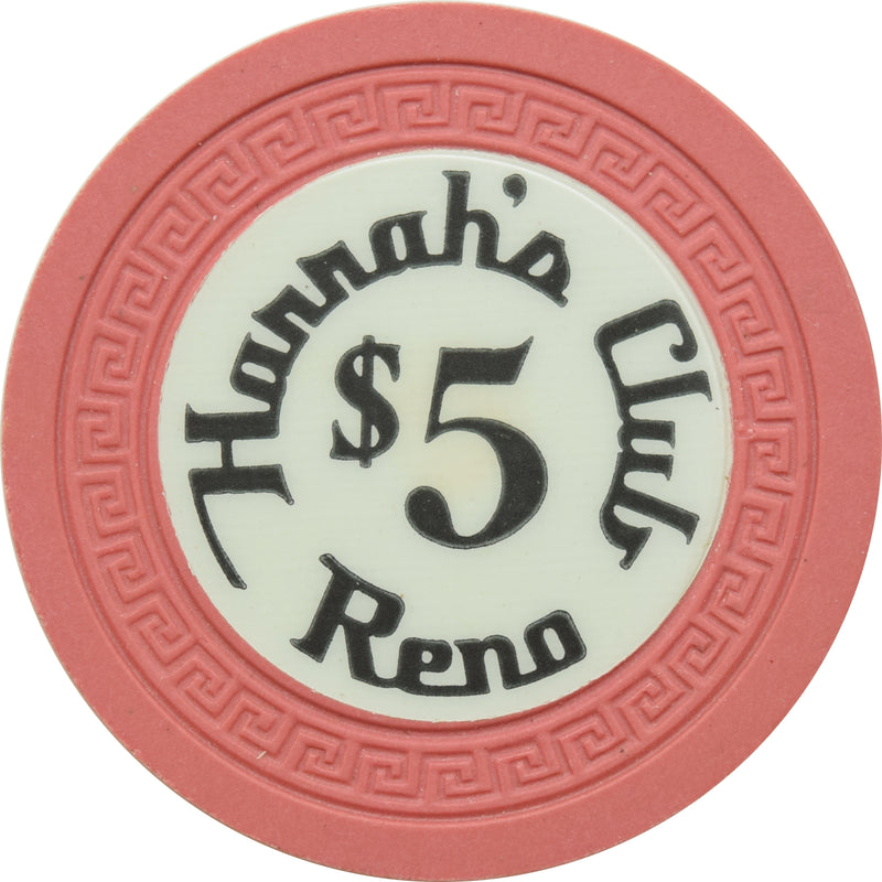 Harrah's Casino Reno Nevada $5 Chip 1950