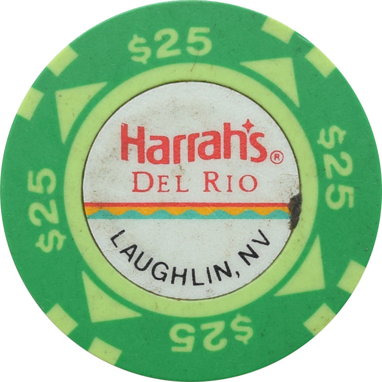 Harrah's Del Rio Casino Laughlin Nevada $25 Chip 1988