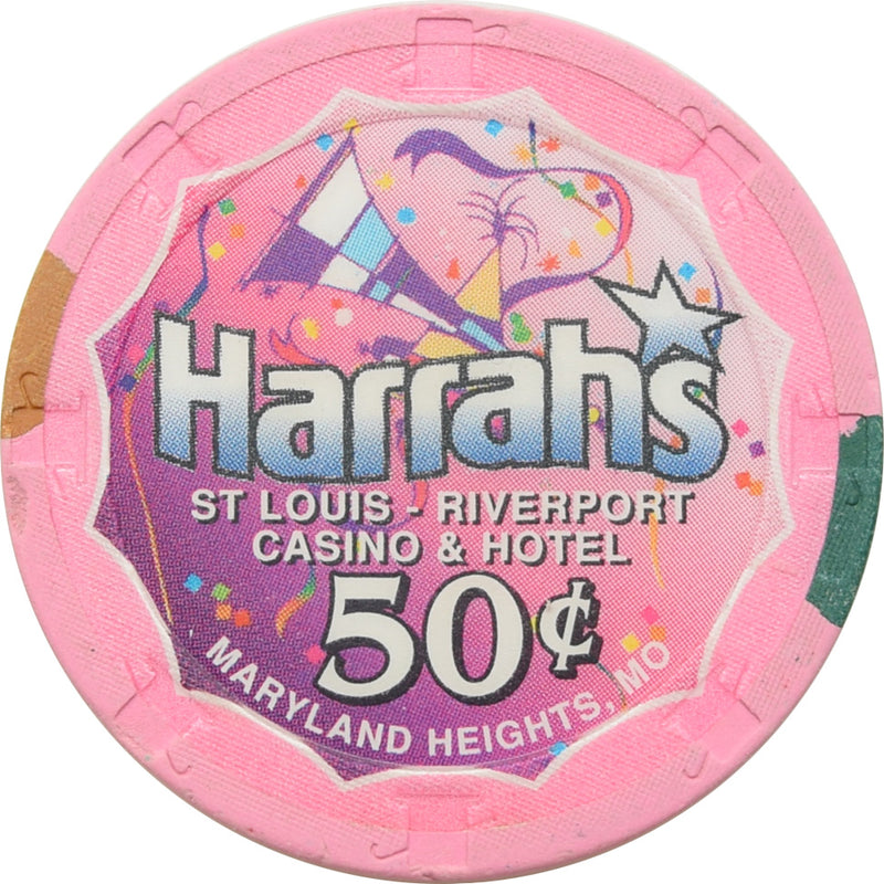 Harrah's Casino Maryland Heights MO 50 Cent Chip