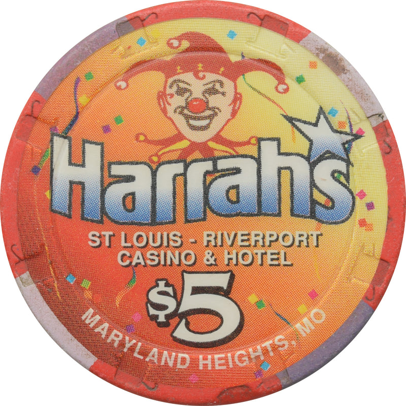 Harrah's Casino Maryland Heights MO $5 Chip