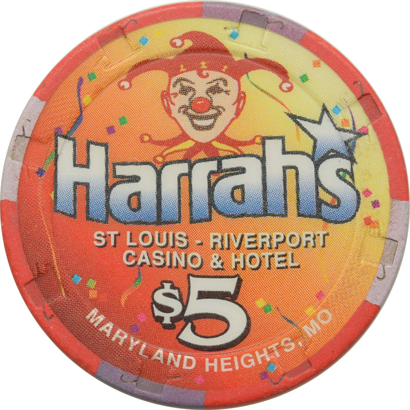 Harrah's Casino Maryland Heights MO $5 Chip