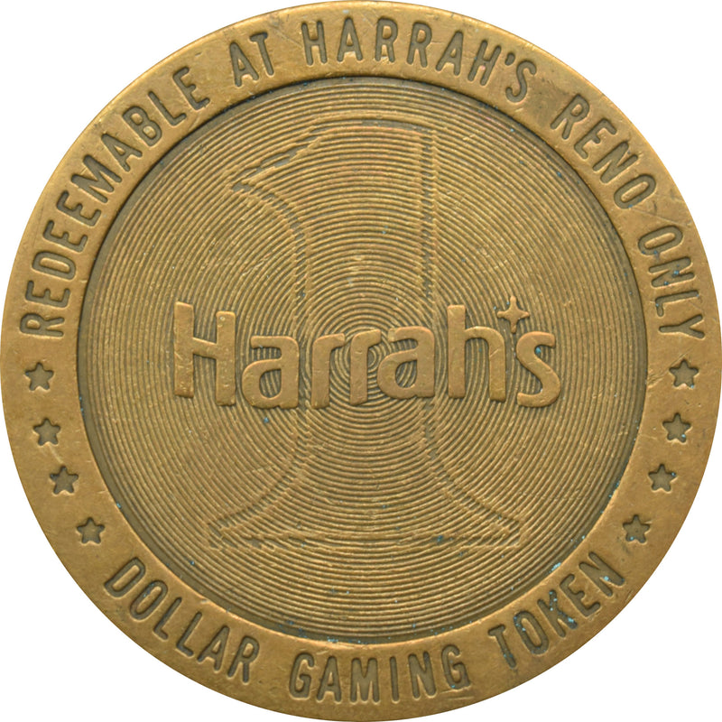 Harrah's Casino Reno Nevada $1 Token 1980
