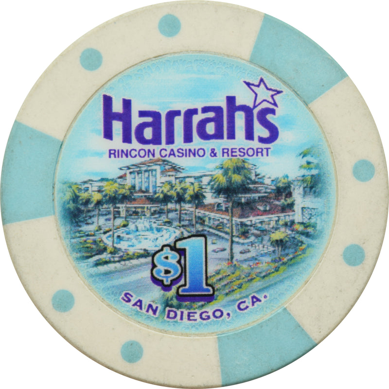 Harrah's Rincon Casino Valley Center California $1 Chip