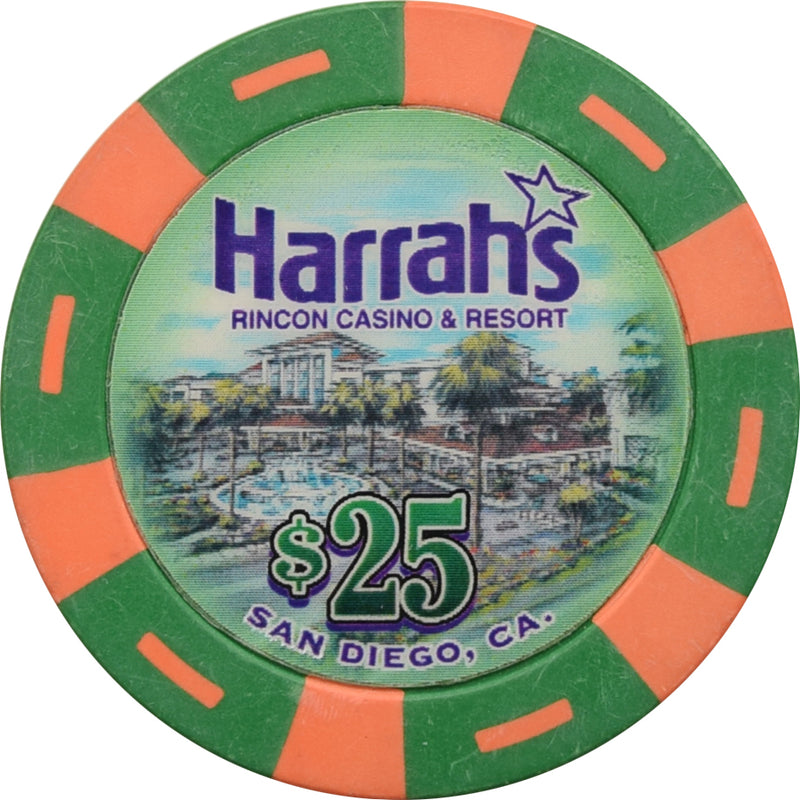 Harrah's Rincon Casino San Diego CA $25 Chip