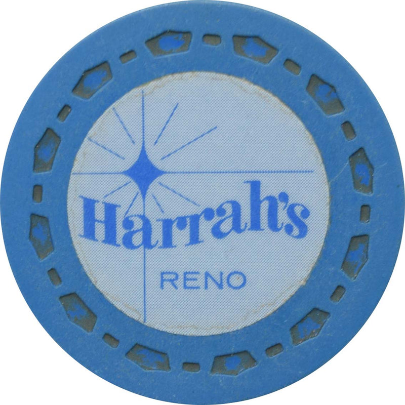 Harrah's Casino Reno Nevada Blue SmCrown Roulette Chip 1970