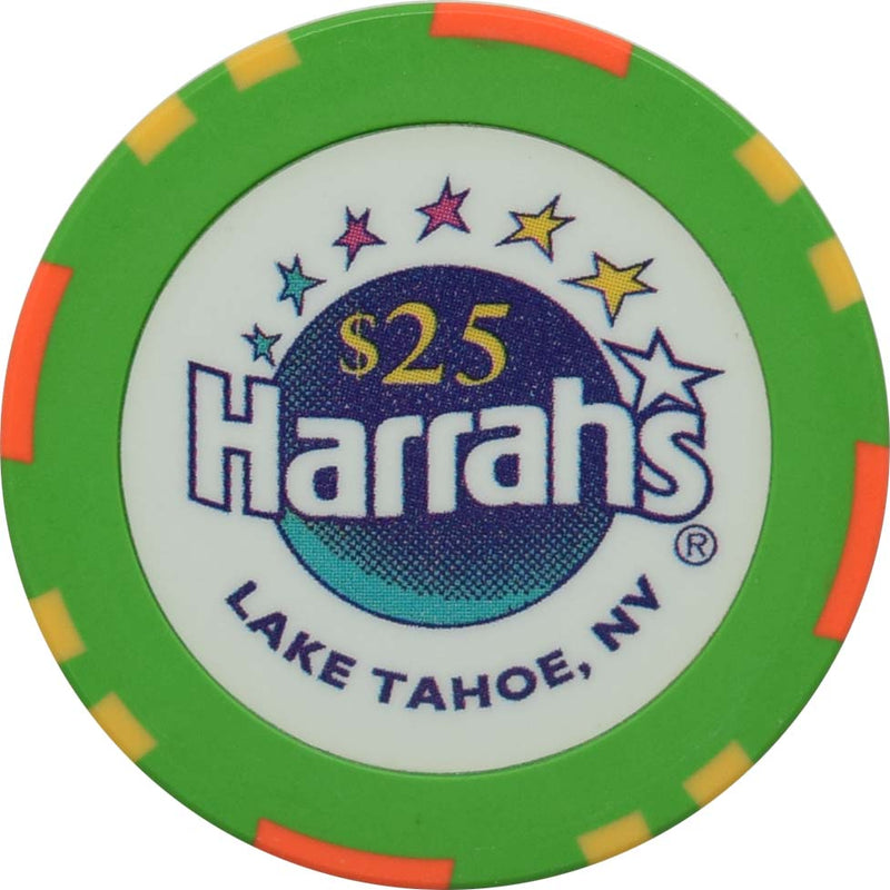 Harrah's Casino Lake Tahoe Nevada $25 Chip 1996