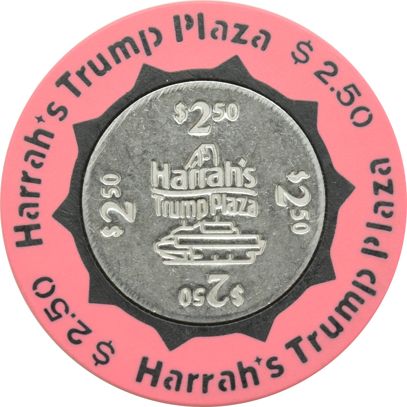 Harrah's Trump Plaza Casino Atlantic City New Jersey $2.50 Chip