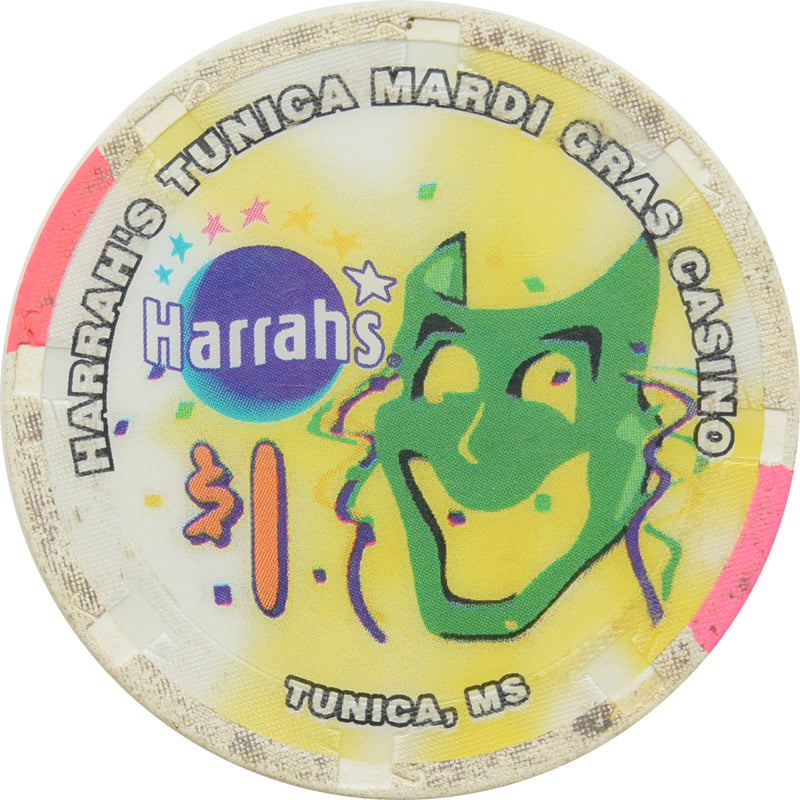 Harrah's Mardi Gras Casino Tunica MS $1 Chip