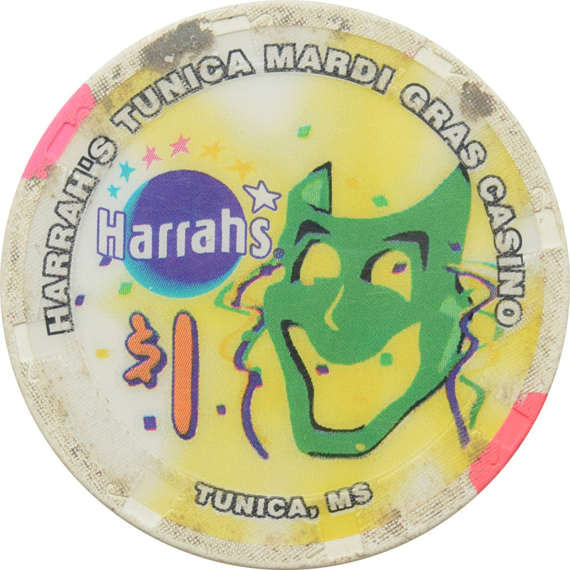 Harrah's Mardi Gras Casino Tunica MS $1 Chip