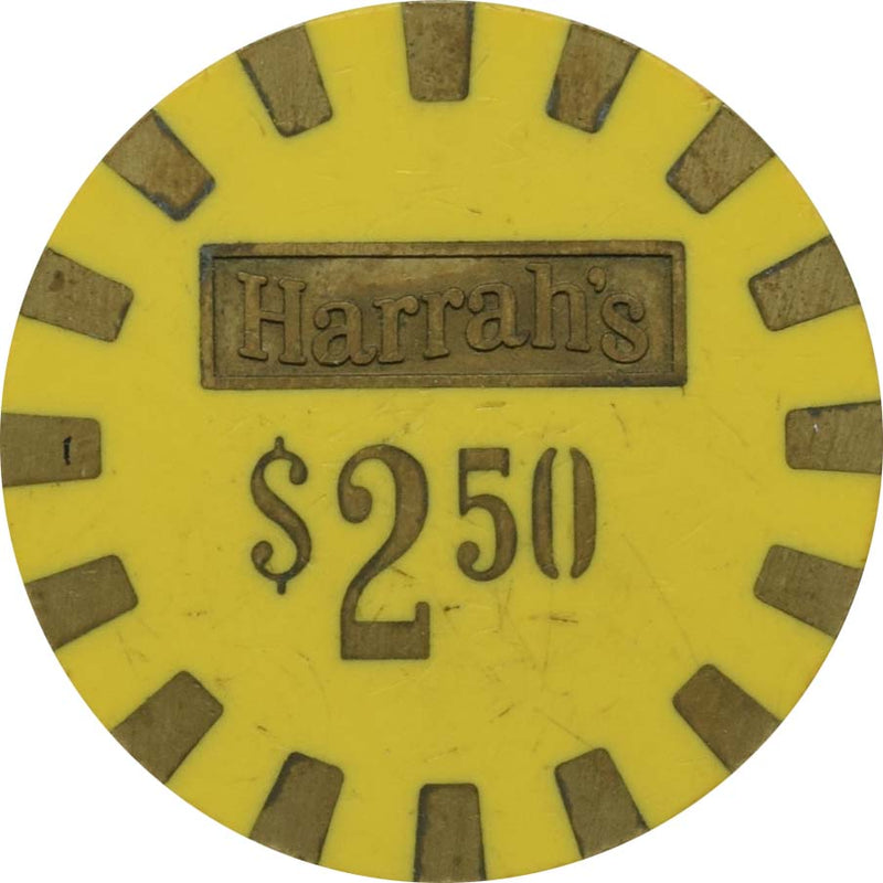 Harrah's Casino Reno & Lake Tahoe Nevada $2.50 Chip 1980