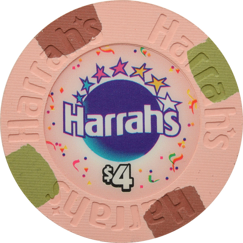 Harrah's Casino Las Vegas Nevada $4 Chip 2004