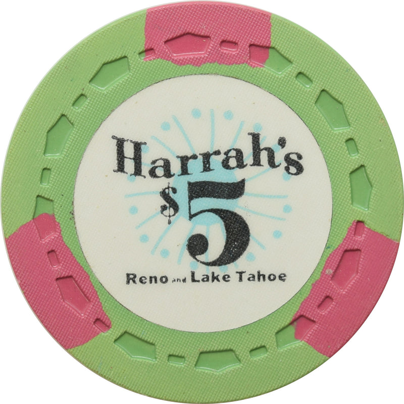 Harrah's Casino Reno/Lake Tahoe Nevada $5 Chip 1970