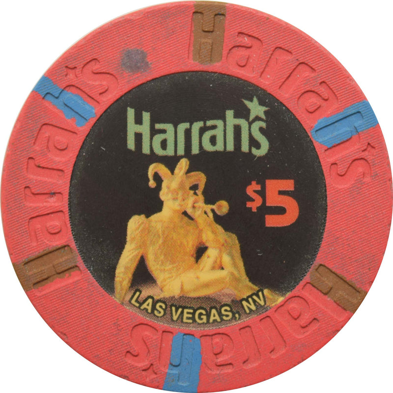 Harrah's Casino Las Vegas Nevada $5 Chip 2001