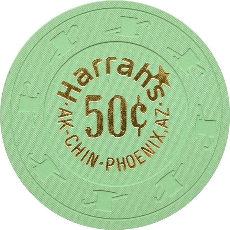 Harrah's Ak-Chin Casino Maricopa Arizona 50 Cent Chip
