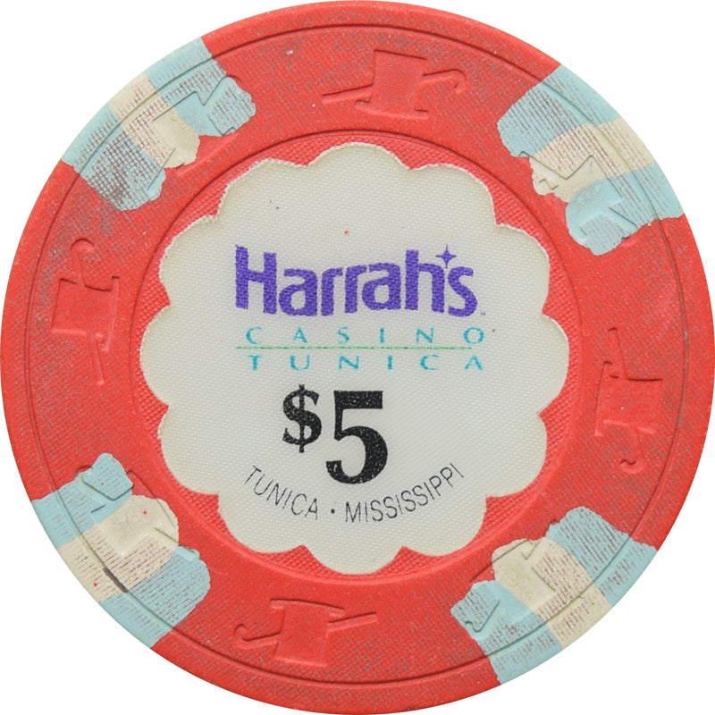 Harrah's Casino Tunica Mississippi $5 Chip