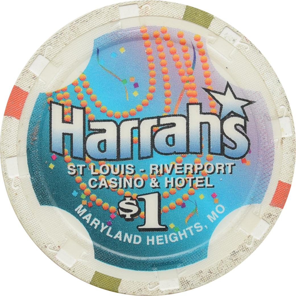 Harrahs Casino Maryland Heights Missouri $1 Chip