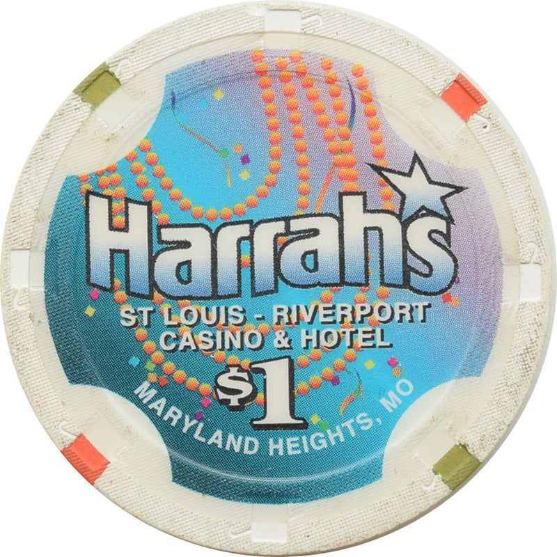 Harrahs Casino Maryland Heights Missouri $1 Chip