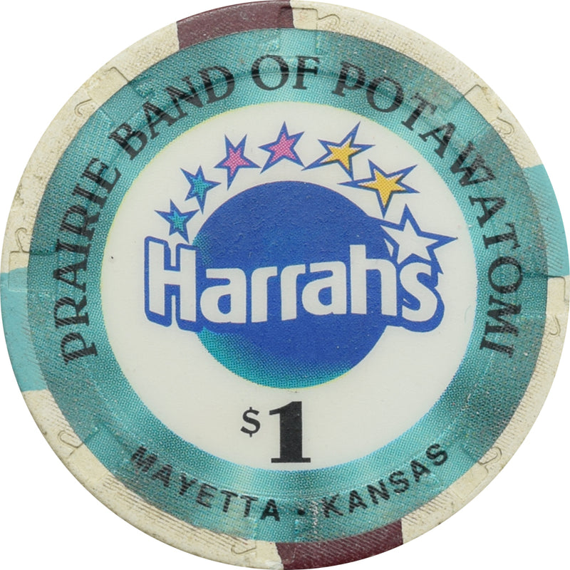Harrah's Casino Mayetta Kansas $1 Chip