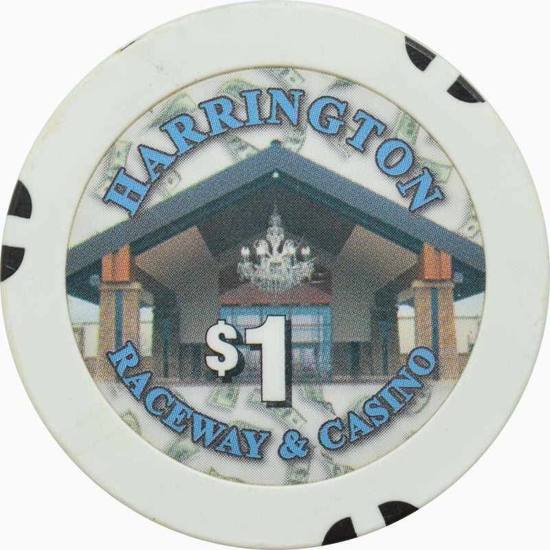 Harrington Raceway & Casino Harrington Delaware $1 Chip