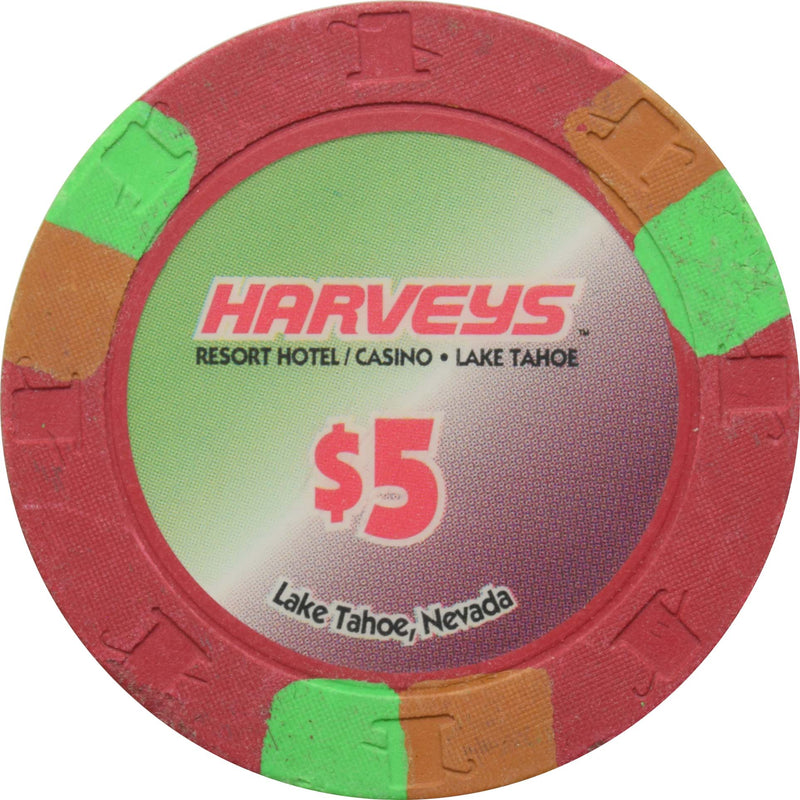 Harvey's Casino Las Vegas Nevada $5 Chip 2000