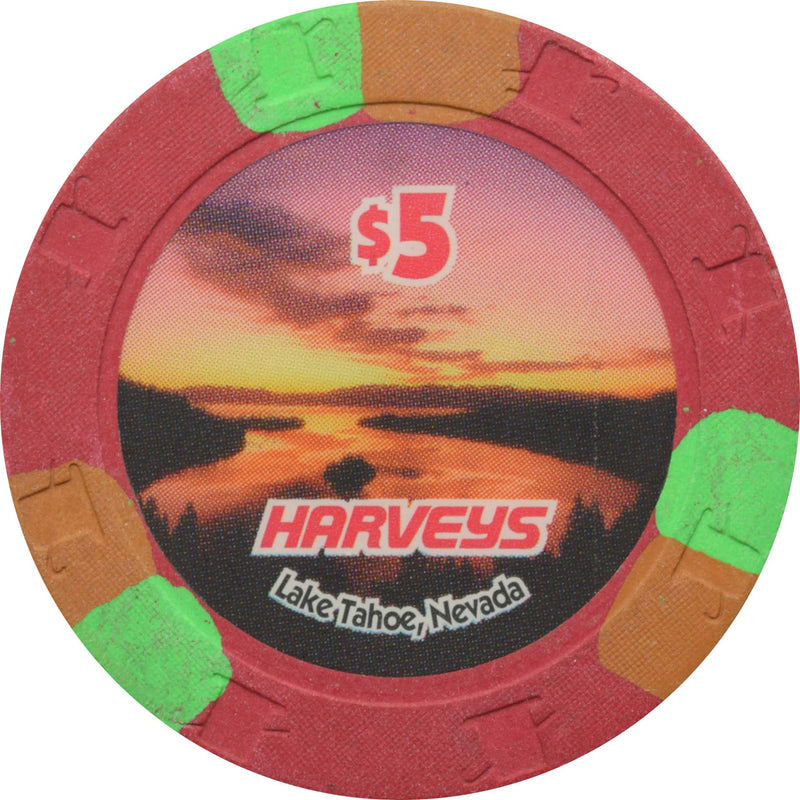 Harvey's Casino Las Vegas Nevada $5 Chip 2000