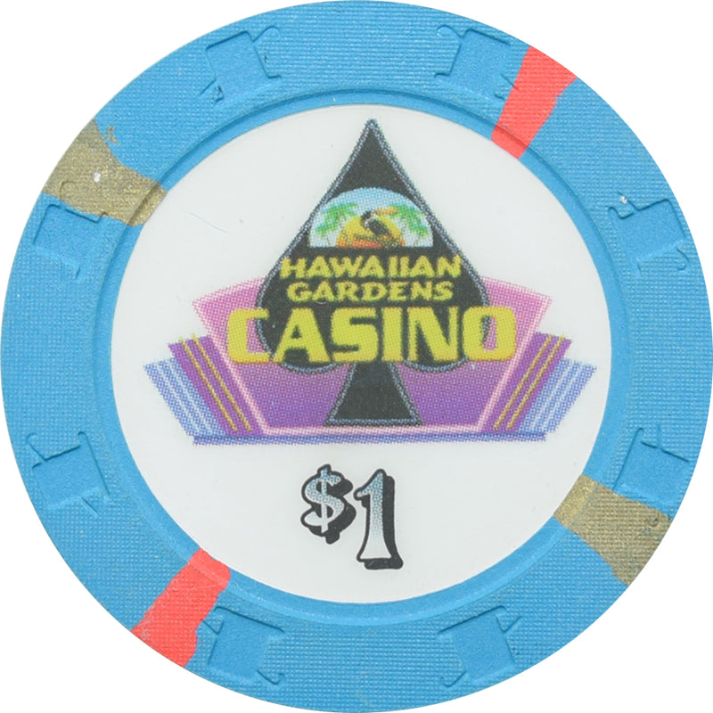 Hawaiian Gardens Casino Hawaiian Gardens California $1 Chip