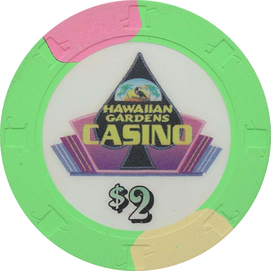 Hawaiian Gardens Casino Hawaiian Gardens California $2 Chip