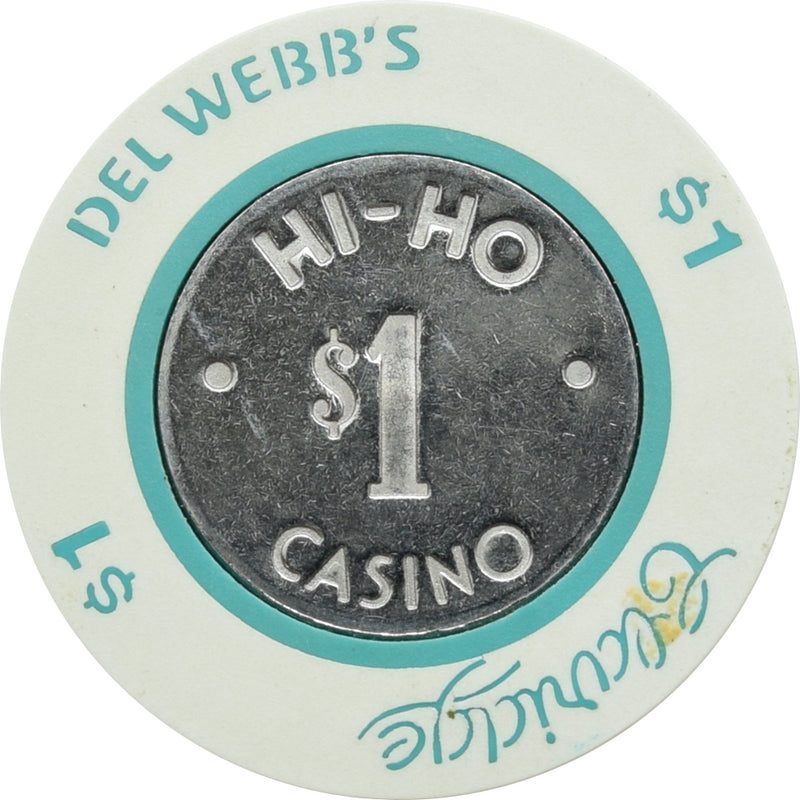 Claridge Hi Ho Del Webb's Casino Atlantic City New Jersey $1 Chip