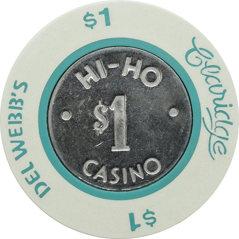 Claridge Hi Ho Del Webb's Casino Atlantic City New Jersey $1 Chip