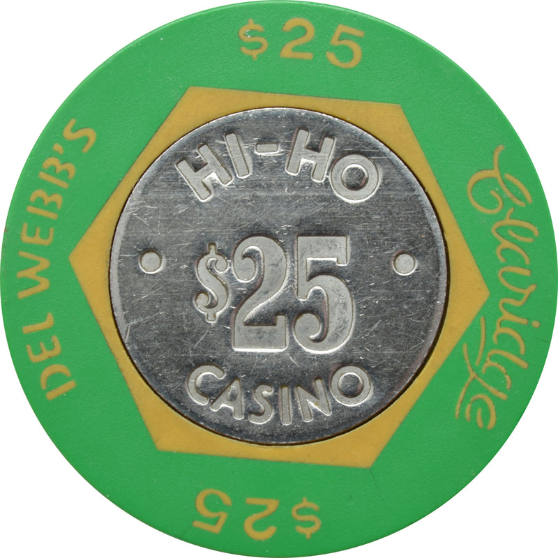 Hi-Ho Claridge Casino Atlantic City New Jersey $25 Chip