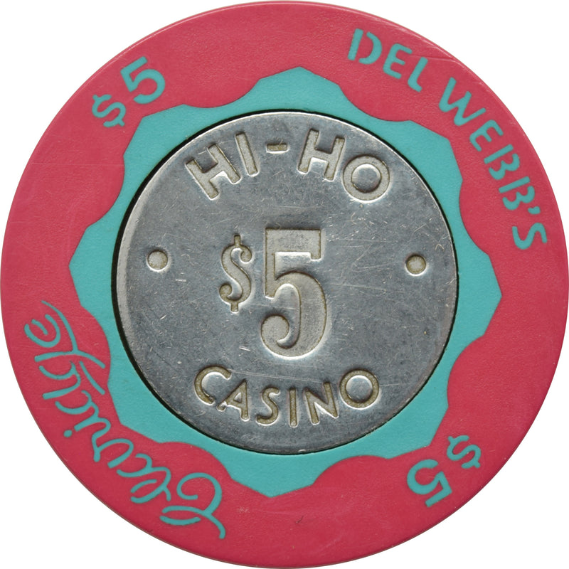 Hi-Ho Claridge Casino Atlantic City New Jersey $5 Chip