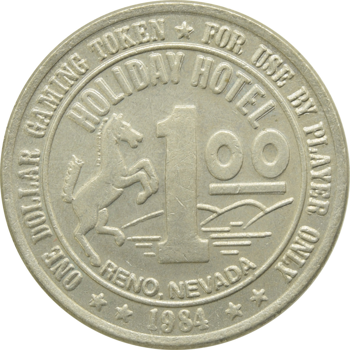 Holiday Casino Reno NV $1 Token 1984