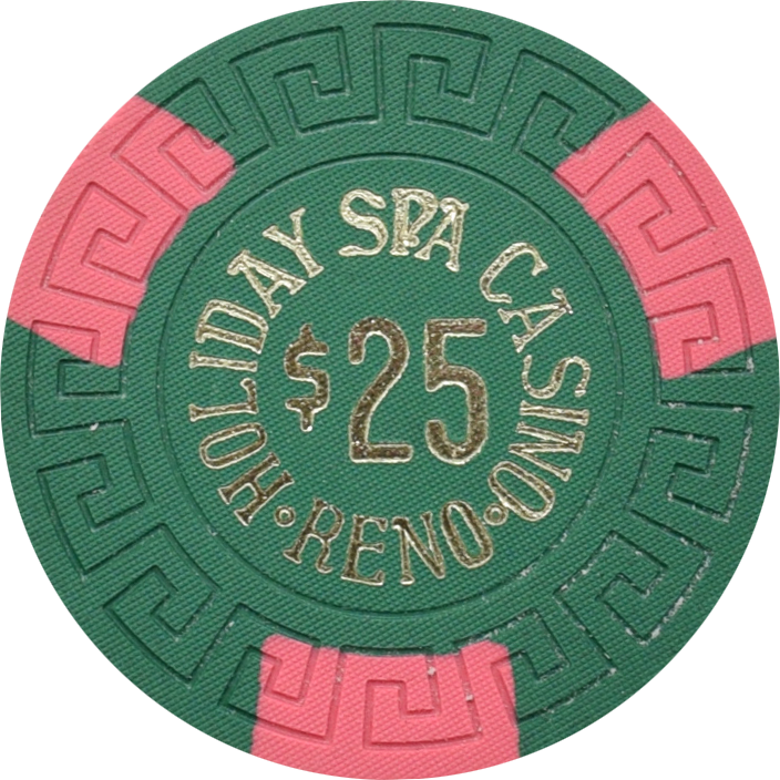 Holiday Spa Casino Reno Nevada $25 Chip 1970s