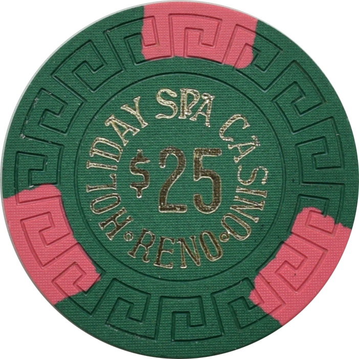 Holiday Spa Casino Reno Nevada $25 Chip 1970s