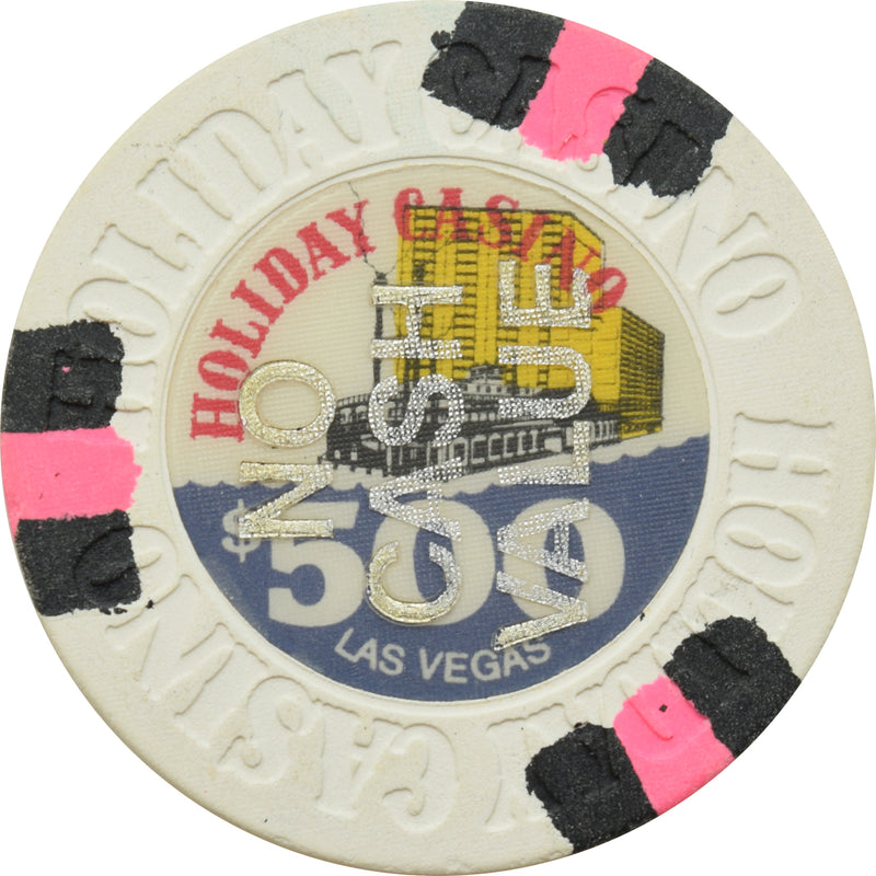 Holiday Casino Las Vegas Nevada $500 Overstamped NCV Chip 1980s