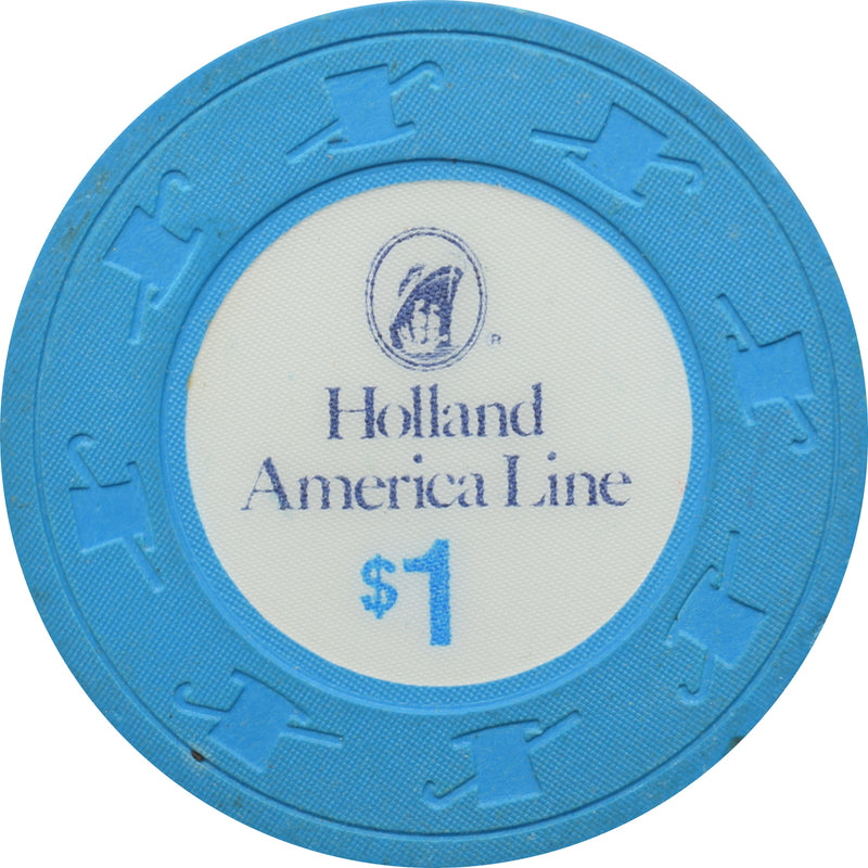 Holland America Line Cruise Lines $1 Chip