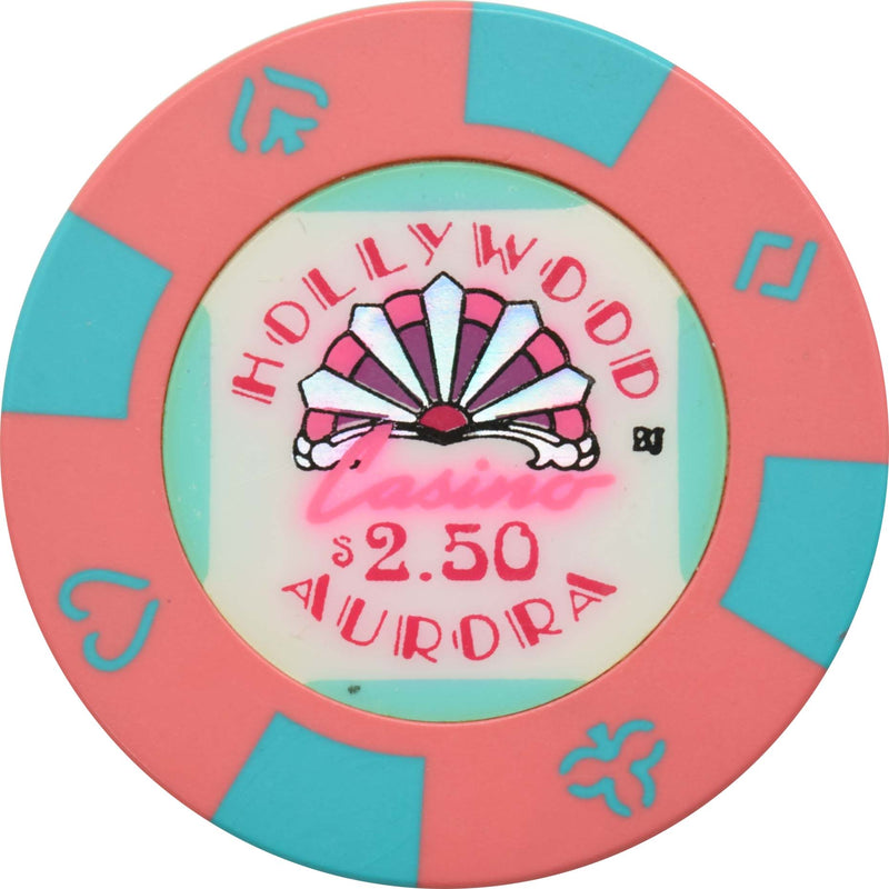 Hollywood Casino Aurora Illinois $2.50 Chip