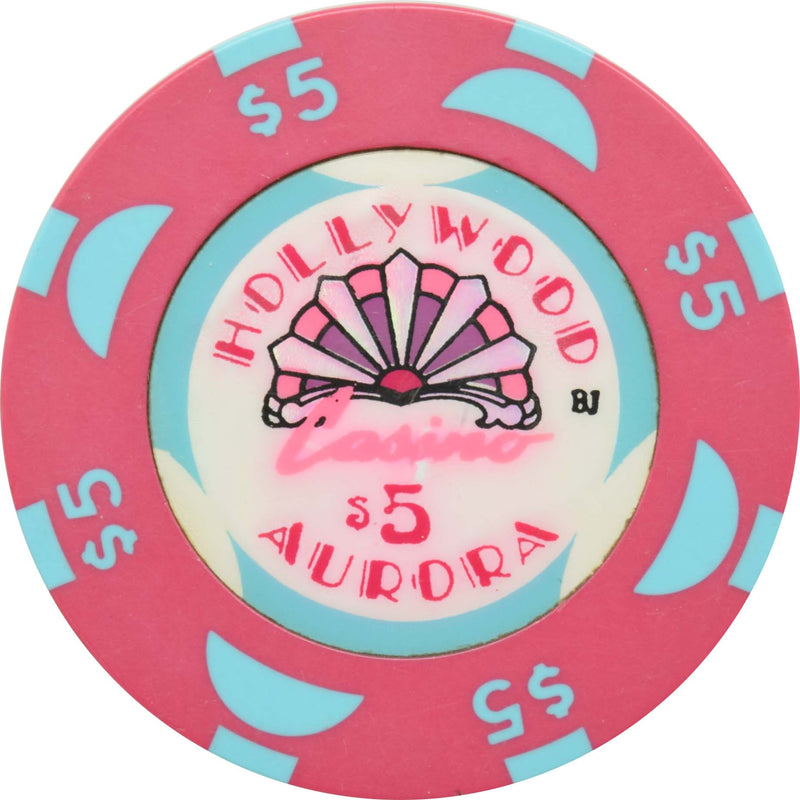 Hollywood Casino Aurora Illinois $5 Chip