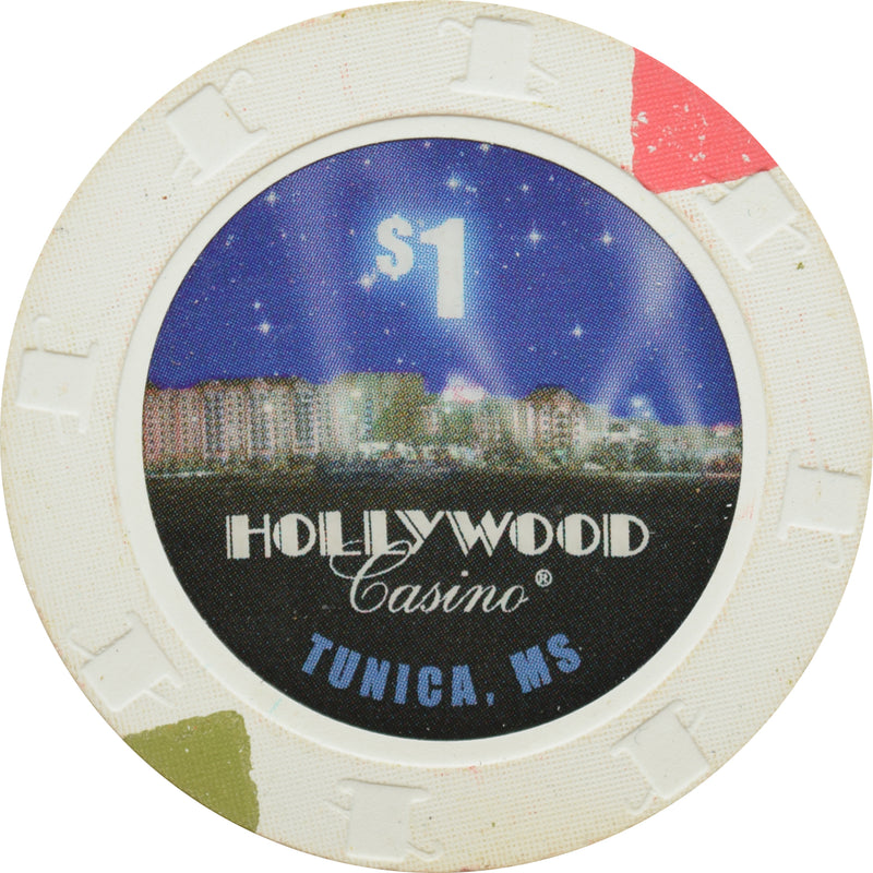 Hollywood Casino Tunica Mississippi $1 Chip